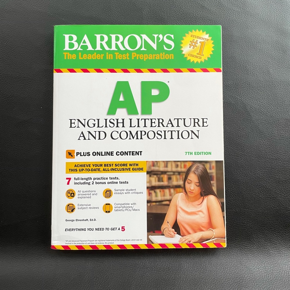 Barron’s AP Literature and Composition book